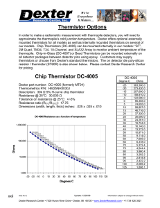 Thermistor Options