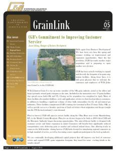 CGB`s Commitment to Improving Customer Service