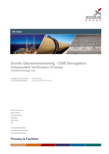 Dunlin Decommissioning