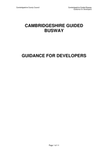Busway Guidance For Developers