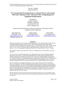 PV Ground Fault Protection Devices