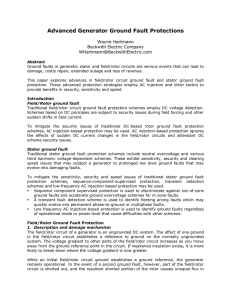 Advanced Generator Ground Fault Protections