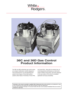 36C and 36D Gas Control Product Information