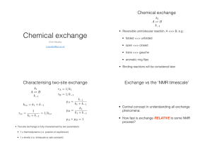 Chemical exchange