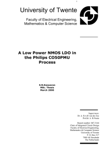 A Low Power NMOS LDO in the Philips