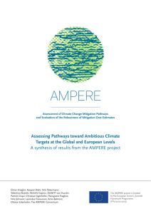 Assessing Pathways toward Ambitious Climate Targets at