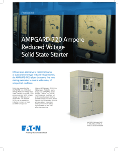 AMPGARD 720 Ampere Reduced Voltage Solid State Starter