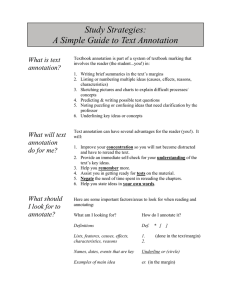Study Strategies: A Simple Guide to Text Annotation