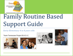 Family Routine Based Support Guide