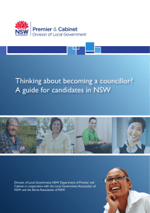 Thinking about becoming a councillor? A guide for candidates in NSW