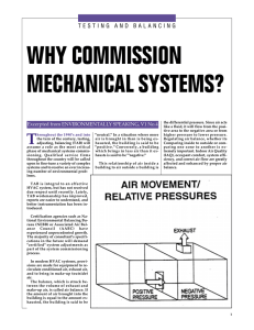 WHY COMMISSION MECHANICAL SYSTEMS?