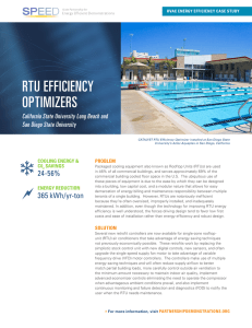 rtu efficiency optimizers - Western Cooling Efficiency Center