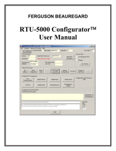 RTU-5000 Configurator