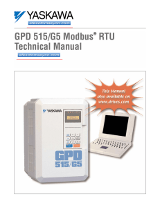 GPD 515/G5 Modbus® RTU Technical Manual