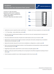 CSI 19 Inch Configurable data rack - cabinet system.qxp