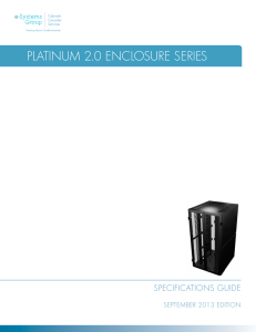 platinum 2.0 EnclosurE sEriEs - e