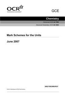 Marks - Chemistry