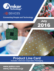 2016 Product Line Card
