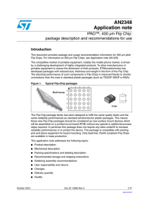 IPAD™ 400 µm Flip Chip: package description and