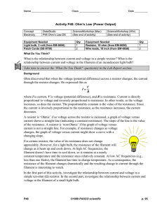 Ohm`s Law - HCC Learning Web