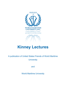 Kinney Lectures - World Maritime University