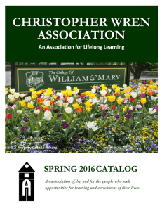 christopher w association - College of William and Mary