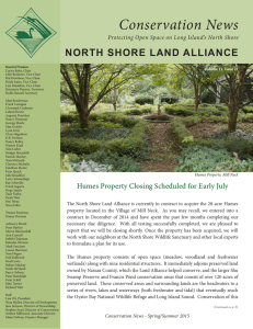 Conservation News - North Shore Land Alliance