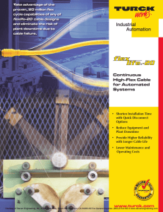 Continuous High-Flex Cable for Automated