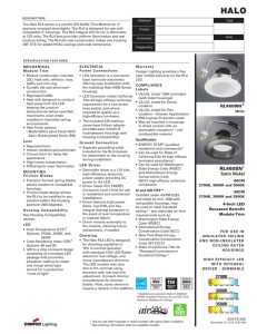 Halo RL4 Series spec sheet - ADV131345