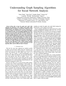 Understanding Graph Sampling Algorithms for Social Network