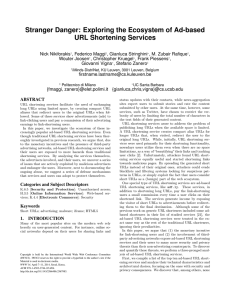 Exploring the Ecosystem of Ad-based URL Shortening Services