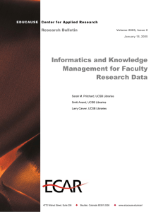 Informatics and Knowledge Management for