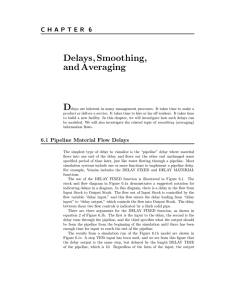 Chapter 6: Delays, Smoothing, and Averaging