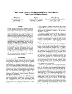 Time-Critical Influence Maximization in Social Networks with Time