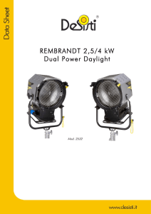 REMBRANDT 2,5/4 kW Dual Power Daylight