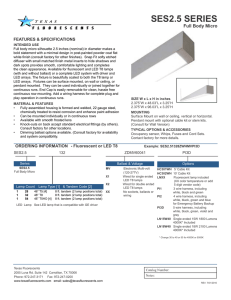 ses2.5 series - Texas Fluorescents