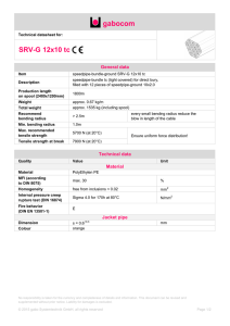 Technical datasheet - SRV-G 12x10 tc