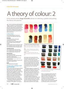 A theory of colour: 2