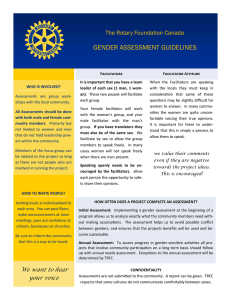 Gender Equity Guidance