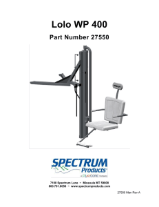 Lolo WP 400 - Spectrum Products