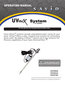 UVinex™ system - Pond Equipment