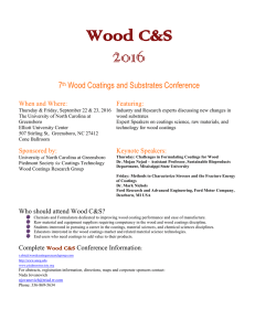 7th Wood Coatings and Substrates Conference