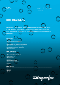 RIW Heviseal Data Sheet