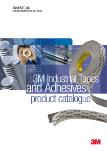product catalogue 3M Industrial Tapes