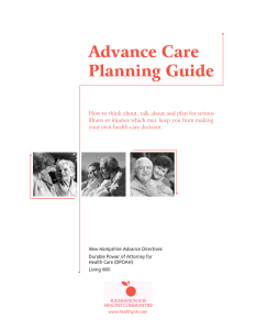 New Hampshire Advance Care Planning Guide