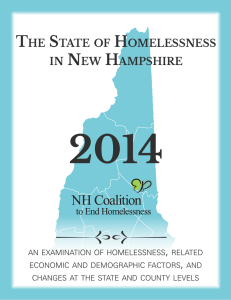 THE STATE OF HOMELESSNESS IN NEW HAMPSHIRE