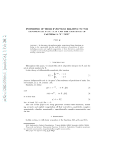 Properties of three functions relating to the exponential function and