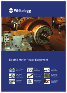 Electric Motor Repair Equipment