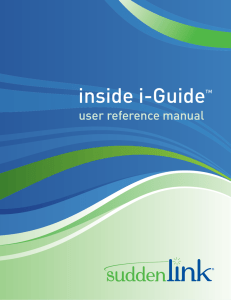 I-Guide User Manual