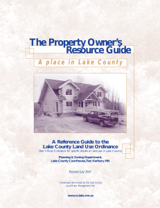 The Property Owner`s Resource Guide
